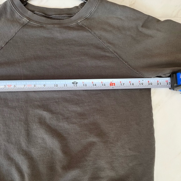 MATE The Label Organic Cotton Crewneck Gray sweatshirt size medium - Picture 5 of 8